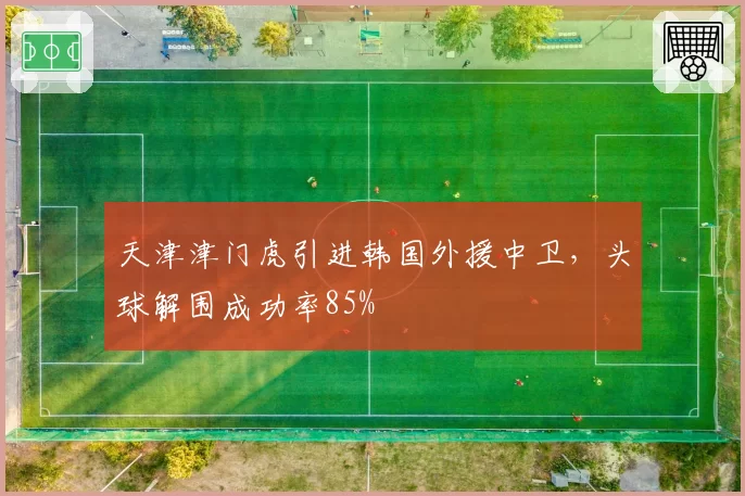 天津津门虎引进韩国外援中卫，头球解围成功率85%